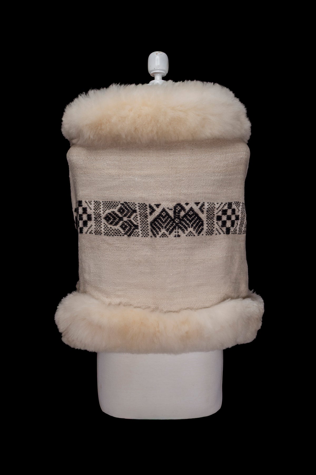 Sacred Knowing | Cream Alpaca Fur Wrap 92