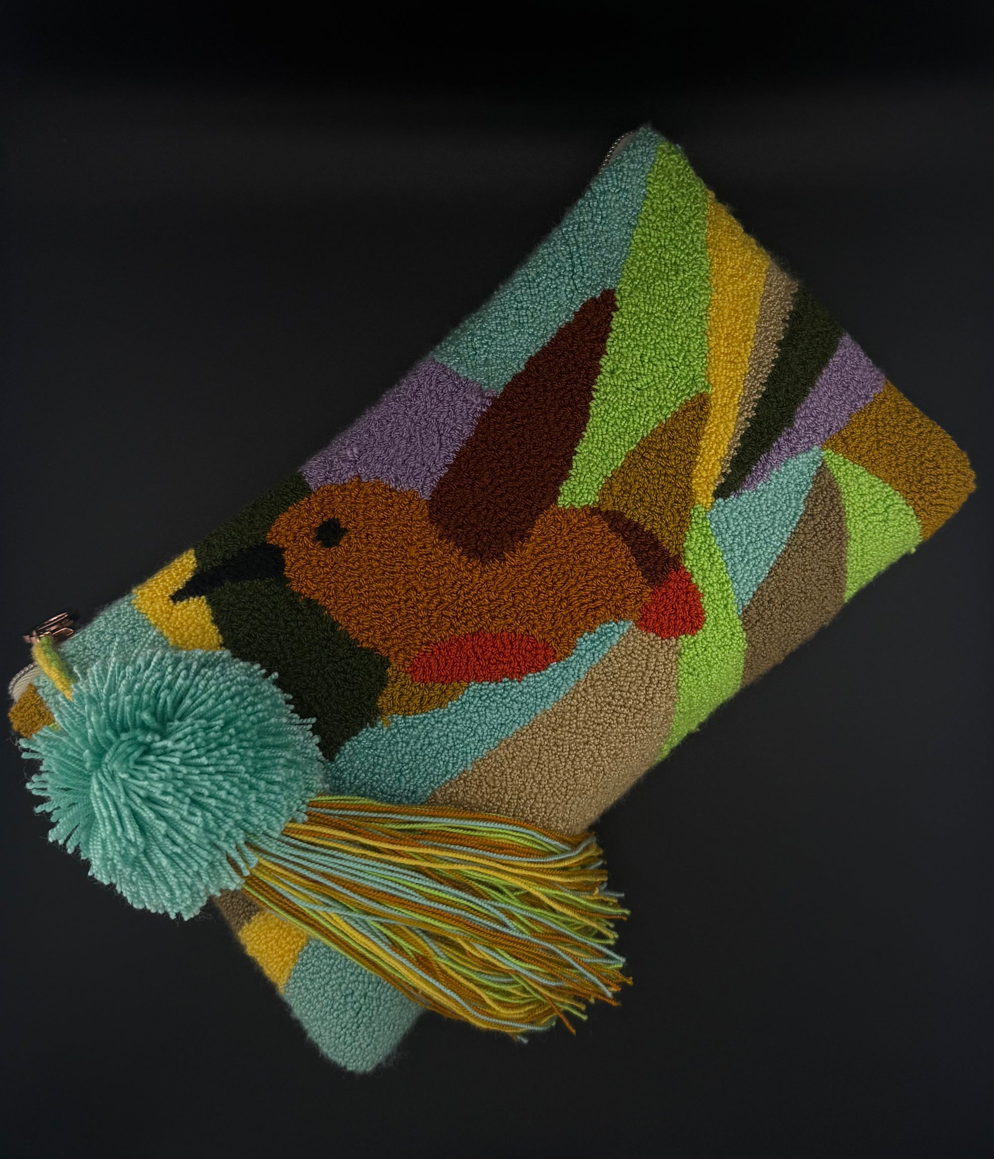 Chünüꞌü Wayuu Tapizado Clutch