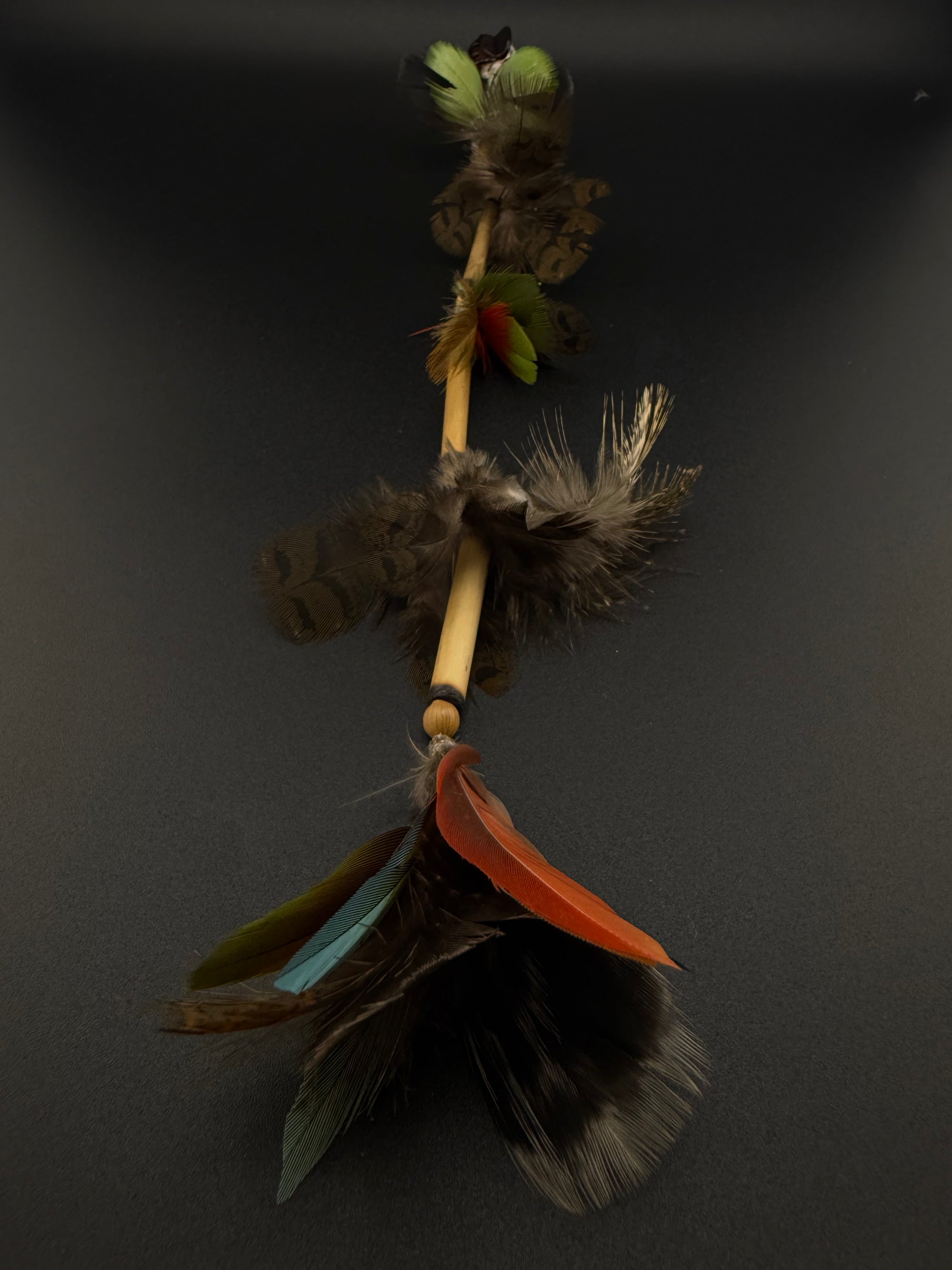 Jungle Waterfall Huni Kuin Feather Hair Clip