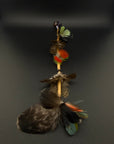 Jungle Waterfall Huni Kuin Feather Hair Clip