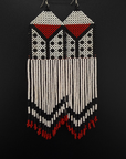 White Fulni-ô Shield Earring