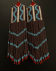 Brown Fulni-ô Shield Earring