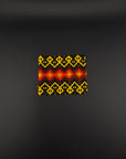 Black and Yellow Beaded Yawanawa Cuff