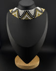 Cream Huni Kuin Beaded Necklace