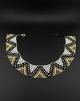 Cream Huni Kuin Beaded Necklace