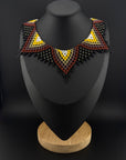 Brown Huni Kuin Beaded Necklace
