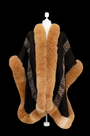 Divine Balance | Black Adult Alpaca Fur Cape 818A