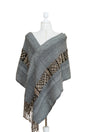 Earth Guardian | Grey Baby Alpaca Fringe Wrap 027