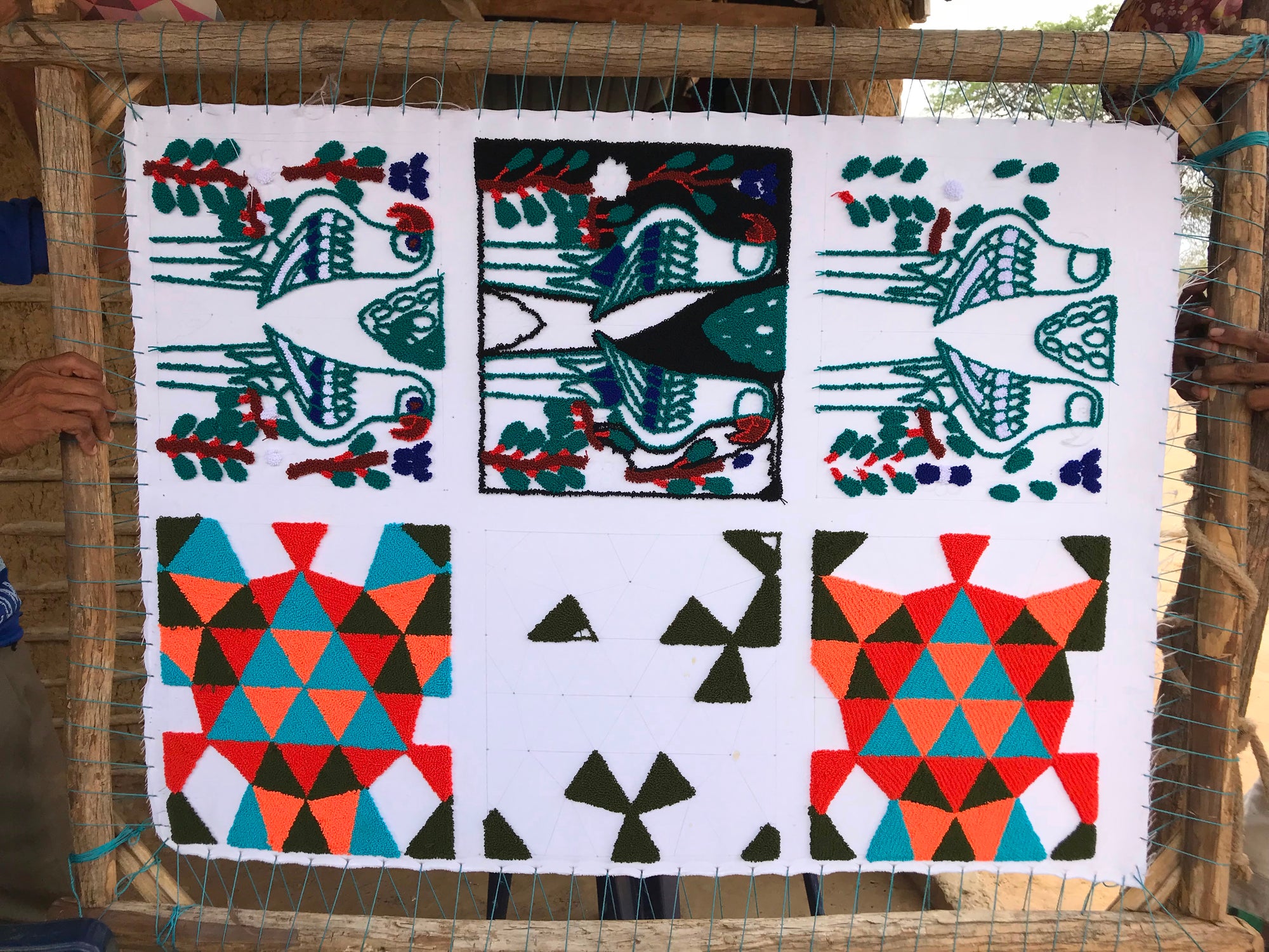 Ka'i Wayuu Tapizado Clutch