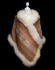 Sacred Renewal | Tan Baby Alpaca Fur Wrap 001