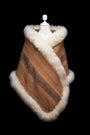 Earth Offering | Tan Baby Alpaca Fur Wrap 003